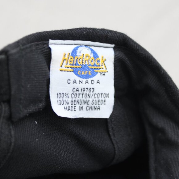 Vintage Suede Hat - Hard Rock Cafe Calgary - Adult Strapback - Picture 8 of 8